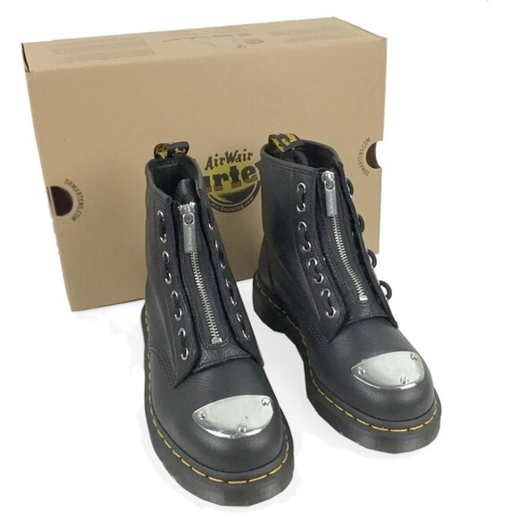 DR MARTINS 1460 Lunar Milled Leather Boot - Picture 3 of 12